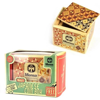 Wow! Stuff Японски пъзел-касичка, дървена от серията " Менса" (ro28991)