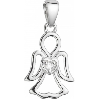 Pavona Pavona Stříbrný přívěsek Anděl s čirým zirkonem 14031.1