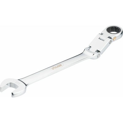 Vigor Ráčnový očko-plochý klíč s dvojitým kloubem 18 mm V6752-18