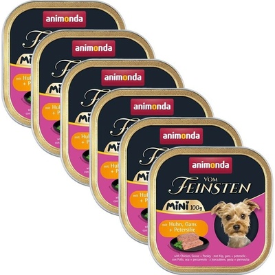 Animonda Vom Feinsten Adult Mini kura hus a petržlen 6 x 100 g