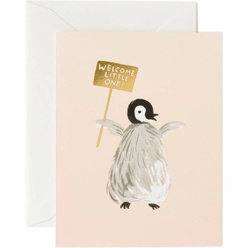 Rifle Paper Co. Prianie s obálkou Welcome Penguin