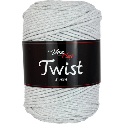 Vlna Hep Příze Twist 5 mm, 8231 - světle šedá