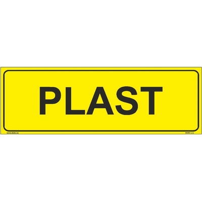 DUKO PLAST Formát: 300 x 100 mm, Materiál: plast 0,5 mm, samolepící vinylová fólie