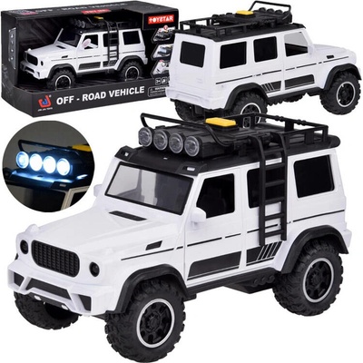 Joko Auto Jeep OFF-ROAD so svetlom a zvukom biele