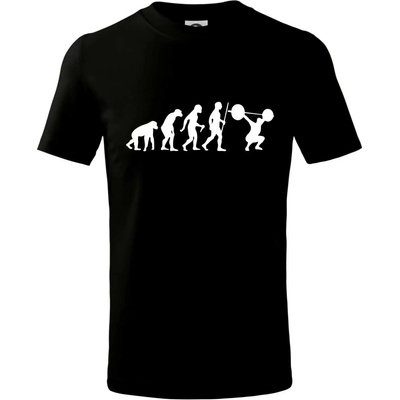 Evolution fitness tričko detské čierna