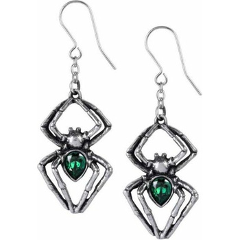 Alchemy gothic Обеци ALCHEMY GOTHIC - Emerald Venom - E428