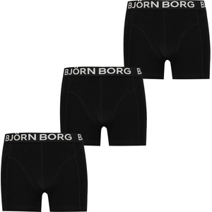 Bjorn Borg Боксерки Bjorn Borg Sammy 3 Pack Boxer Shorts - Black 90651