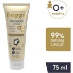 Beggs Детски хидратиращ крем за лице и тяло (75 мл)