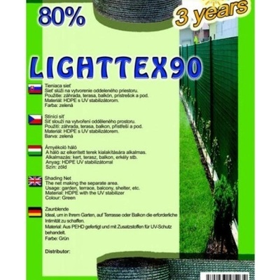 Trebor Sieť tieniaca Lighttex 2x10m zelená