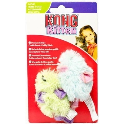 Kong myš s catnipem 6 cm 2 ks