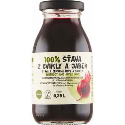 Zdravo 100% cvikla a jablko 200 ml