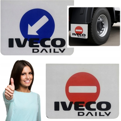 Zástěrka blatníku IVECO DAILY dvojmontáž bílá SADA