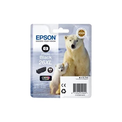 Epson Cartridge 26 Photo Black XL