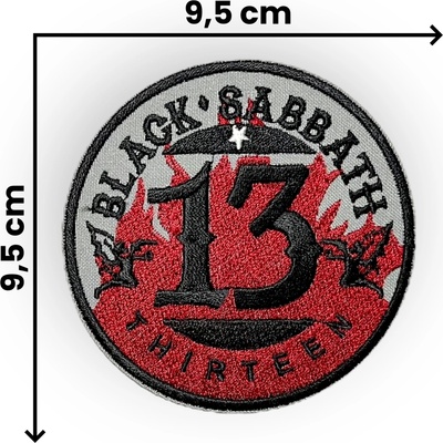 Nášivka - Black Sabbath - 13 Flames Circle