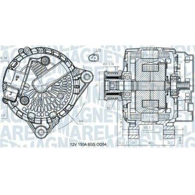 generátor MAGNETI MARELLI 063731472410