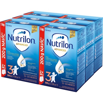 Nutrilon 3 Advanced DUO balení 6 x 1 kg – Zbozi.Blesk.cz