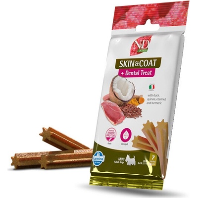 Farmina N&D Skin&Coat Dog Dental Treat Adult Mini Duck & Quinoa 60 g
