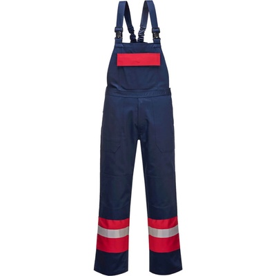 Portwest FR57 Bizflame Plus nohavice na traky Navy