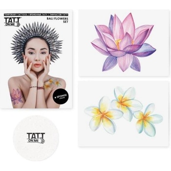 TATTonMe Татуировки за жени Комплект цветя Бали
