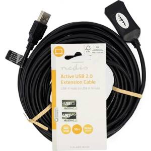Nedis Активен USB удължител Nedis CCGL60EXTBK100, 10 м (CCGL60EXTBK100)
