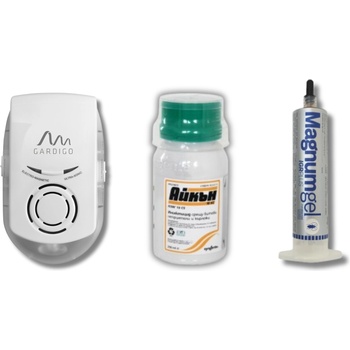 Image 1 of Швейцария КОМПЛЕКТ ЗА ХЛЕБАРКИ: АЙКЪН 10 КС, 250 мл. + Комбиниран уред Gardigo Plus за 230 кв. м. + Магнум Гел за Хлебарки (261005-1002-62323)