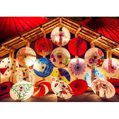 Bluebird Puzzle - Puzzle Japanese Umbrellas - 500 piese