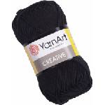 YARNART Creative 221 Black Плетива прежда (Creative 221)