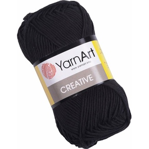 YARNART Creative 221 Black Плетива прежда (Creative 221)