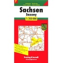 Německo mapa FB č.7 Sachsen