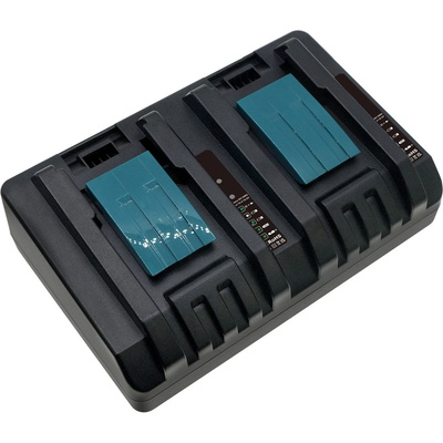 Cameron Sino Зарядно устройство за 2 батерии Makita 18V, екв. DC18RD, DC18SH (DF-MDC182EU)
