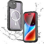 SHELLBOX Калъф за iPhone 15 - ShellBox Waterproof IP68 MagSafe Case - черен