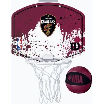 Wilson NBA Team Mini Hoop Cleveland Cavaliers тъмночервен баскетболен комплект