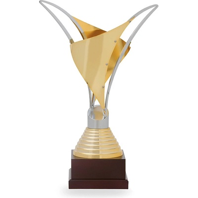 Pohár EXKLUZIV 66 cm zlatý/stříbrný zlaceno
