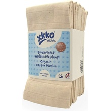 XKKO Organic z biobavlny Organic 60 x 60 cm Staré časy 10 ks natural