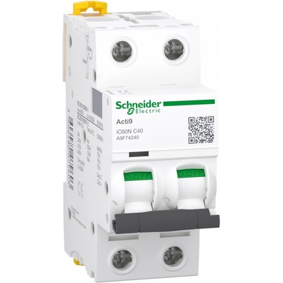 SE Автоматичен прекъсвач Acti 9 iC60N 2P 40A крива C 6kA - A9F74240 (A9F74240)
