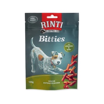 Finnern Rinti Extra Mini Bits - kačica s ananásom & kiwi 100 g
