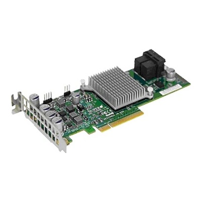 Supermicro Контролер Supermicro SAS RAID AOC-S3008L-L8I, PCI-Express към SAS, 12Gb/s, 8 портов, поддържа RAID 0, 1 и 10 (AOC-S3008L-L8I)