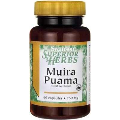 Swanson Muira Puama (10:1) 250 mg 60 kapsúl