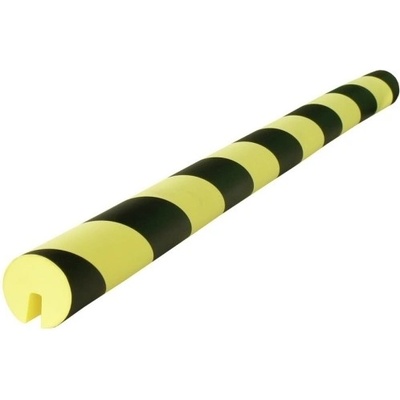 Pěnový ochranný varovný samolepicí profil SoftBumpers pro ocelové nosníky – 750 × pr.40 mm, žluto-černá