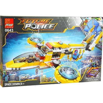Peizhi Stavebnice 0643, 335 ks Future Police - Space