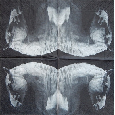 Paper Designe obrúsky Grey Horse 33x33cm