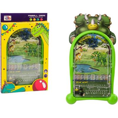 LEAN TOYS Pinball arkádová hra – Dinosaurus zelená