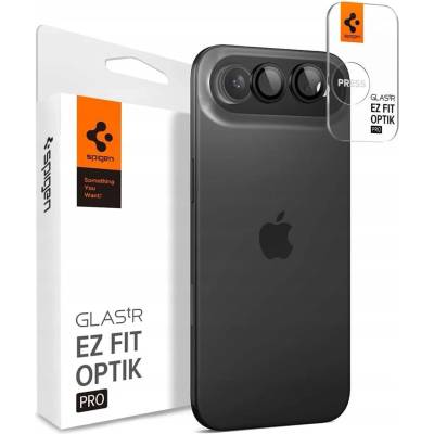 Spigen Glass tR EZ Fit Optik Pro 2 броя, черни - iPhone 17 Air (AGL09863)