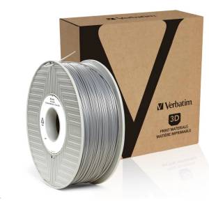 Verbatim 55319 (55275) 3D нишка, PLA, 1, 75 мм, 1000 г, Сребрист (Silver/Metal grey) (55319)