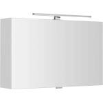 SAPHO Cloe - Огледален шкаф с LED осветление, 80x50x18 см, бял CE080-0030 (CE080-0030)