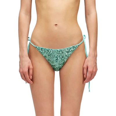 SUNDEK Anita adjustable lace slip with sequins bikini bottom - Blue (Atoll)