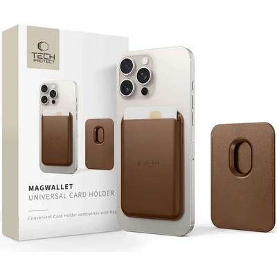Tech-Protect Калъф Tech-Protect MagWallet Magsafe - кафяв (5906302360116)