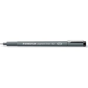 STAEDTLER Тънкописец Staedtler Pigment Liner 308, 0.2, черен (22909-А-0.2)