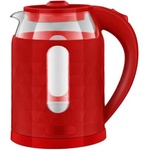 Elite Електрическа кана стъкло Elite GEK-1231R, 1355W, 1, 8L , червена (GEK-1231R) Електрически кани