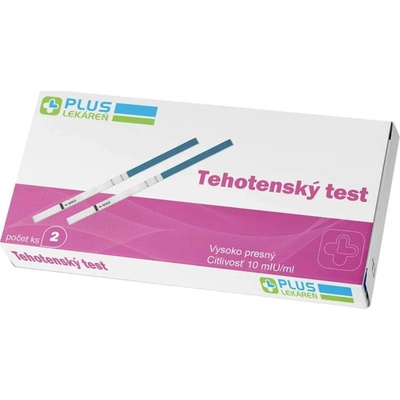 Plus Lékárna Těhotenský test proužkový 2 ks